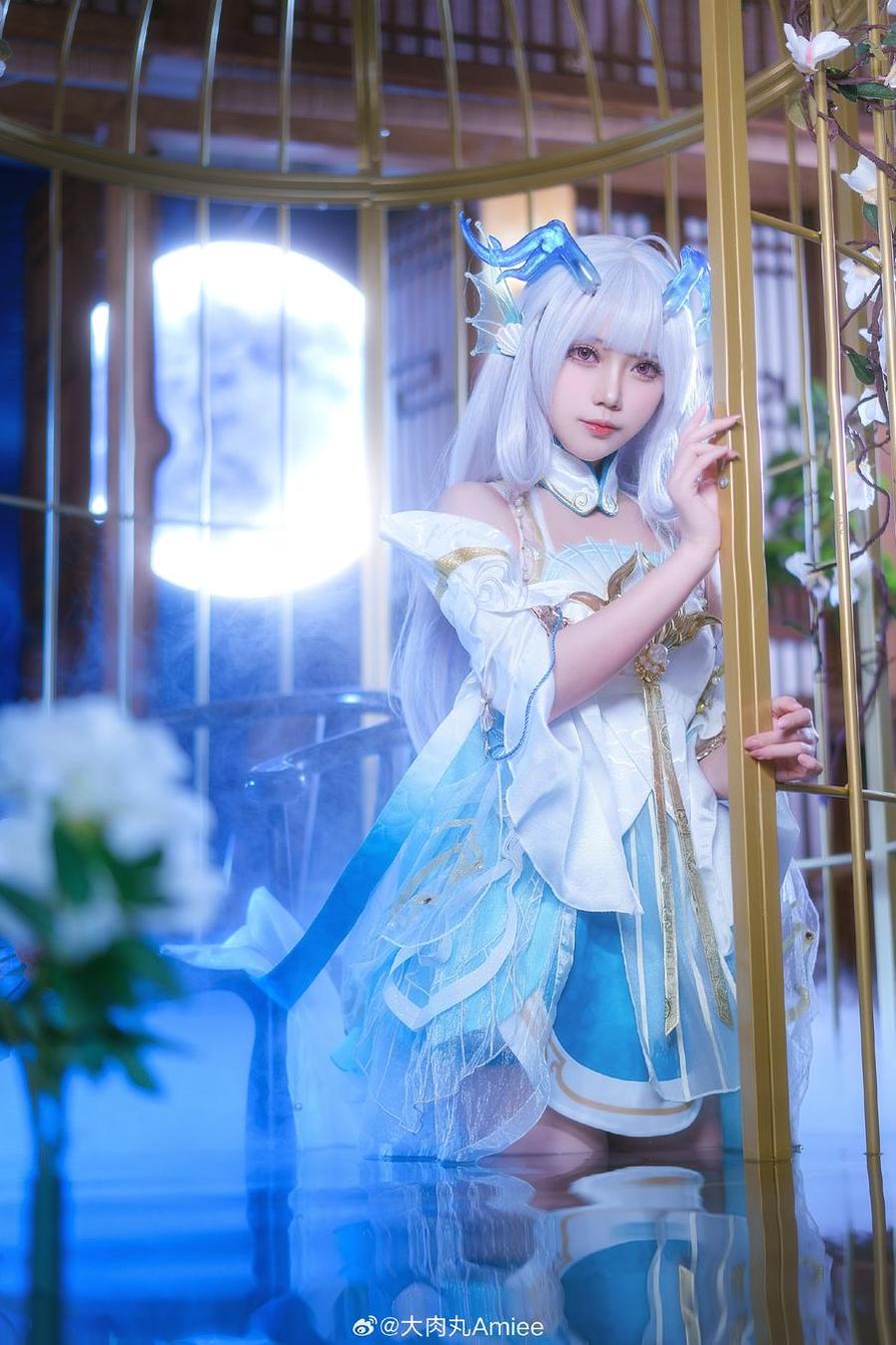 美图大赏：大肉丸amiee睡衣cos精选原图来袭-欲成池, image size:895x1342